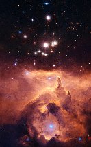 Star Cluster Pismis24 in core of NGC 6357